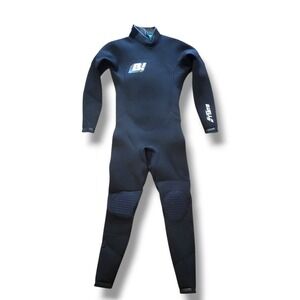 Buell RBZ Stealth Mode Youth Black Wetsuit 3/2mm Full Suit W/ Vertical Back Zip